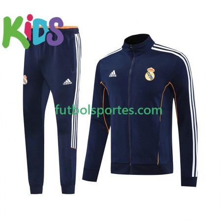 Real Madrid Niño Chaqueta de Entrenamiento Trajes Azul 2025/2026